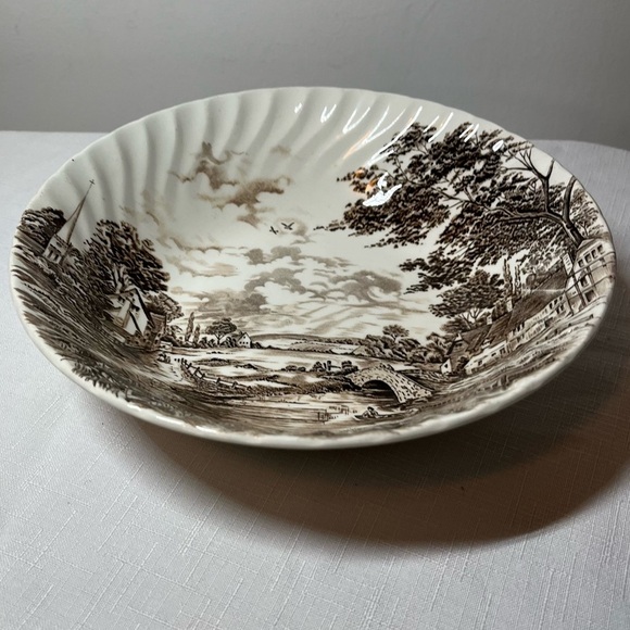 Vintage bowl, Country Days Transferware - Ridgeway 1792 Staffordshire England - Picture 2 of 6